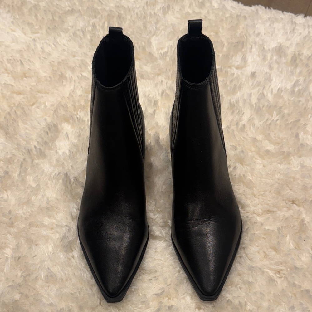 Marc Fisher Elegant Black Ankle Boots